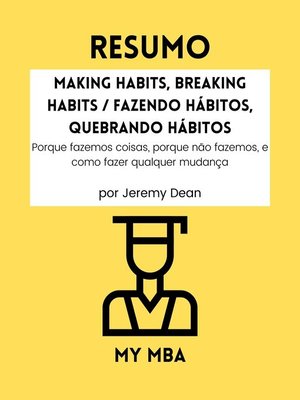 cover image of Resumo--Making Habits, Breaking Habits / Fazendo Hábitos, Quebrando Hábitos
